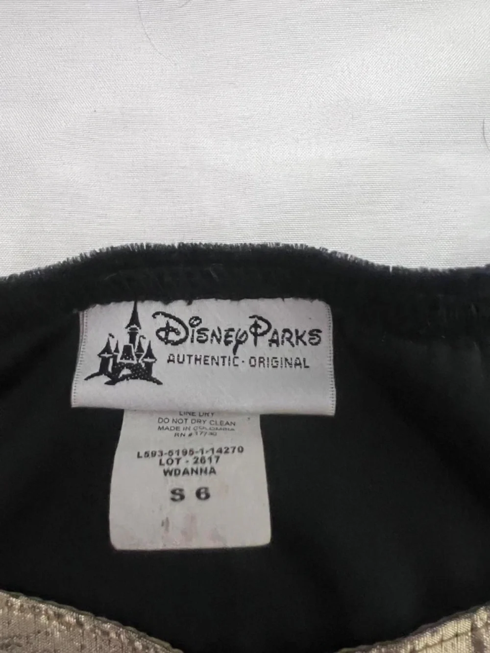 Authentic Disney Parks Frozen Anna Coronation Dress Girls 6
